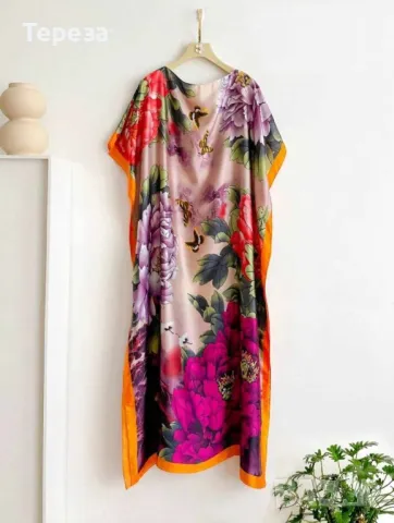 🆕 Лятна рокля - кафтан / L-XL, снимка 2 - Рокли - 49422908