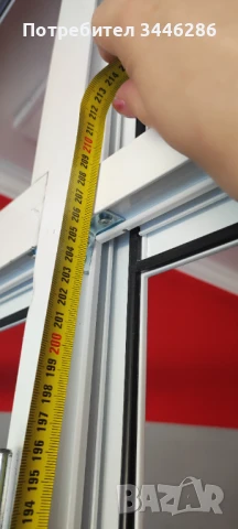 Алуминиева дограма с врати ако нова. 3,60мх2,75м. , снимка 8 - Дограми - 50780908