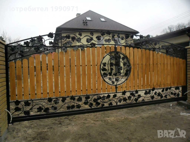 Порти, портали, врати, огради, парапети, ковано желязо, дърво., снимка 14 - Други - 52489359