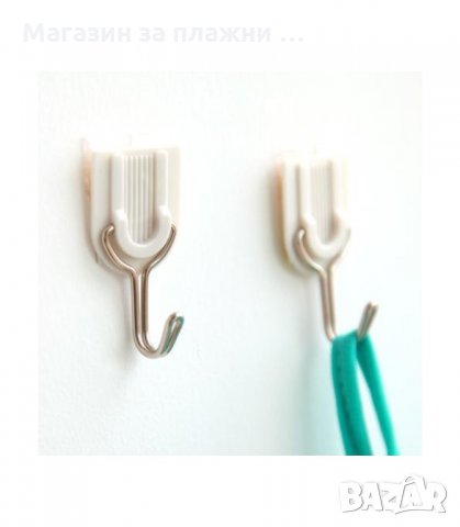 СЕТ ОТ 6 САМОЗАЛЕПЯЩИ СЕ МАЛКИ ЗАКАЧАЛКИ ЗА ЛЕКИ КУХНЕНСКИ АКСЕСОАРИ - код 1772, снимка 3 - Други стоки за дома - 34264994