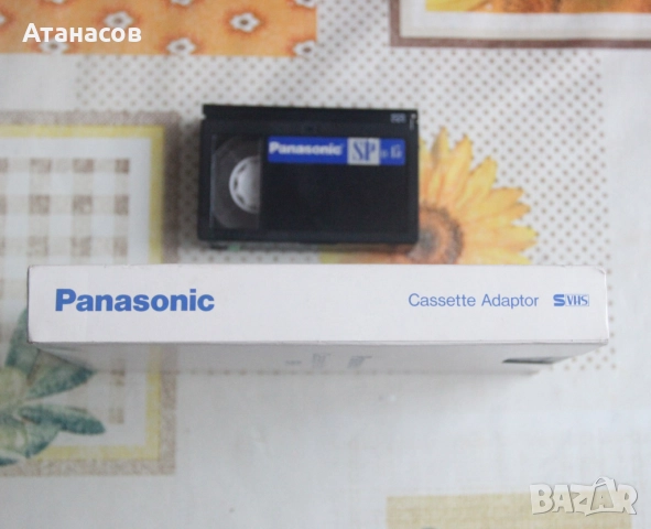 Panasonic VW-TCA7E Cassette Adaptor - Касета майка SVHS или VHS, снимка 4 - Чанти, стативи, аксесоари - 52692439