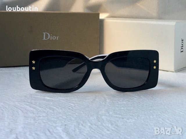 Dior 2023 дамски слънчеви очила правоъгълни 2 цвята, снимка 8 - Слънчеви и диоптрични очила - 41925514