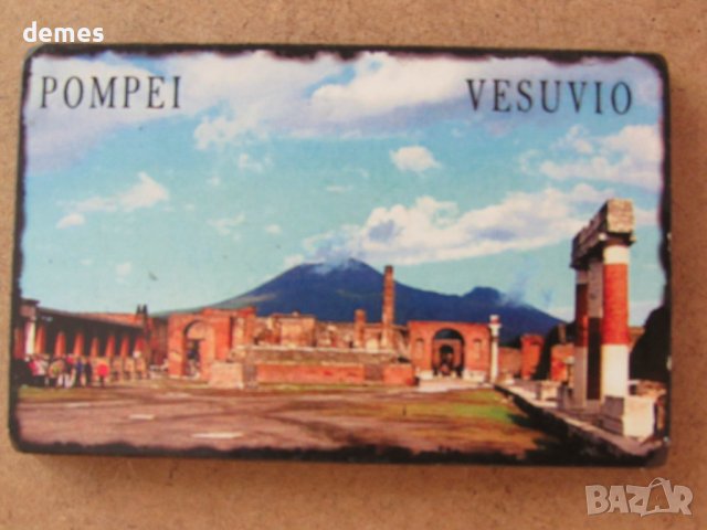 Магнит от Помпей и Везувий, Италия-11, снимка 2 - Други ценни предмети - 41240510
