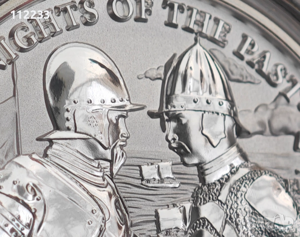 1 унция "Рицари от миналото"-Малта, снимка 3 - Нумизматика и бонистика - 52731861