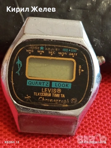 Ретро електронен часовник LEVIS дамски за КОЛЕКЦИЯ ДЕКОРАЦИЯ 51721, снимка 3 - Антикварни и старинни предмети - 53591985