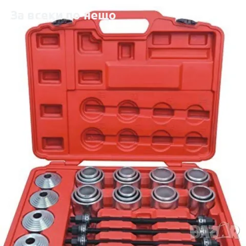 Комплект за набиване и избиване на селенови втулки 28 части StahlMayer, снимка 2 - Други инструменти - 50358858