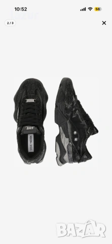Steve Madden сникърси черни с камъни, снимка 2 - Кецове - 53039634