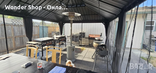 Външен газов отоплител тип гъба 13KW, снимка 5 - Отоплителни печки - 52739181