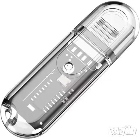 Bluetooth 5.3 USB аудио приемник, 10 м, адаптер за тонколони и усилватели, прозрачен