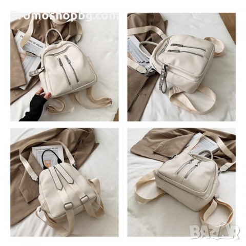 Дамска раница Cassidy 2 в 1 -  Kафявa, снимка 3 - Раници - 36082489