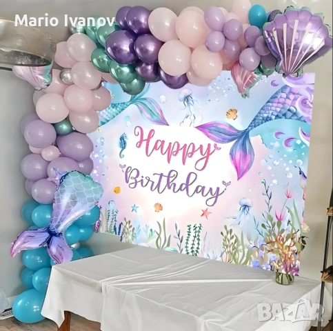 Комплект балони – 97 елемента за приказна декорация, снимка 6 - Други - 52844402