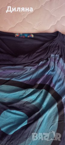 Блузи с къс ръкав Desigual ХЛ, снимка 10 - Тениски - 39006593