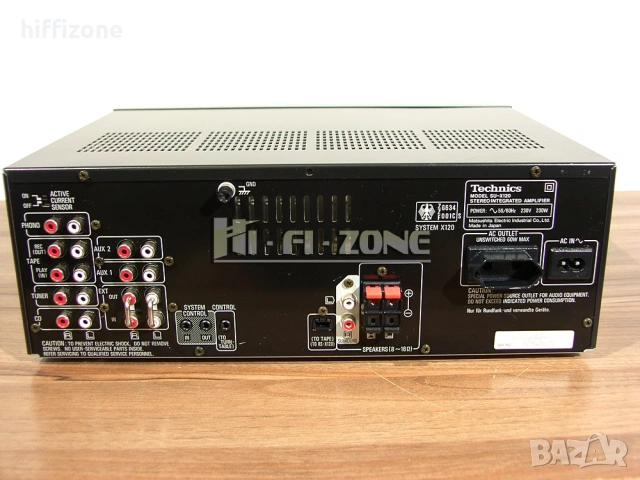 Усилвател  Technics su-x120 , снимка 6 - Ресийвъри, усилватели, смесителни пултове - 53707998
