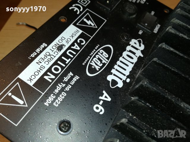 ELTAX ATOMIC A-6 ЗА ЧАСТИ 2202221920L, снимка 4 - Ресийвъри, усилватели, смесителни пултове - 35881918