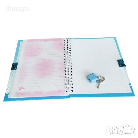 4084 Таен дневник с катинар и две ключета Бухалче, снимка 3 - Ученически пособия, канцеларски материали - 42291473