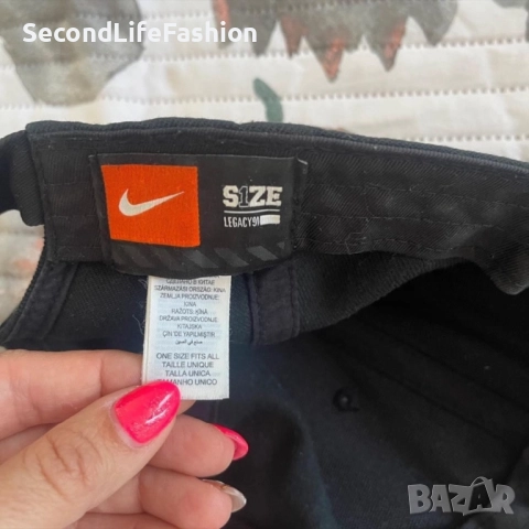 Регулируема бейзболна шапка Nike Dri-fit Legacy91, черна, един размер, снимка 3 - Шапки - 52497483