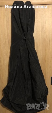 Черна дълга рокля Negative, снимка 2 - Рокли - 38761488