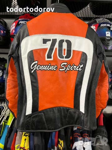 Кожено мото яке HAI GERIKHE PRO SPORTS Safe Max 54-L,всички протектори, снимка 4 - Аксесоари и консумативи - 52257405