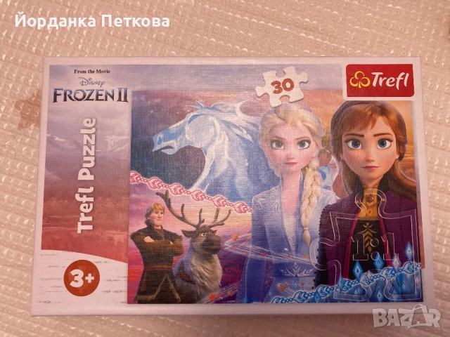 Лот пъзели Замръзналото кралство, снимка 2 - Пъзели - 52593372