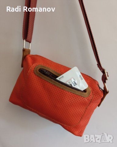 Дамска кожена чанта, естествена кожа, чанта за рамо, диагоналка, ежедневна чанта, 