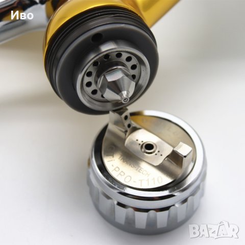 Пистолет за боядисване DeVILBISS GTi Pro Lite Gold 1.3mm, снимка 5 - Други инструменти - 44242542
