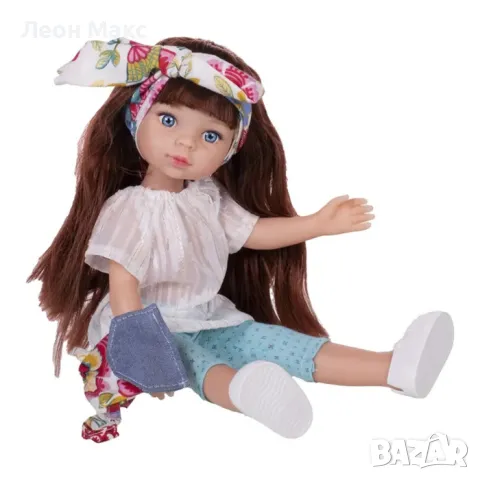 Модна кукла със стъклени очи 33см , снимка 6 - Кукли - 48420834
