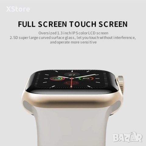 Смарт часовник 1,44-инчов екран с пълно докосване за мъже и жени Bluetooth разговор., снимка 12 - Смарт часовници - 52014536