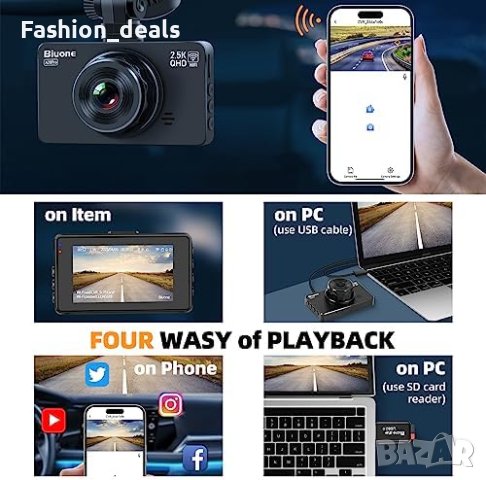 Нова компактна камера за кола автомобил рекордер Dash Cam Видеорегистратор, снимка 6 - Друга електроника - 41948428