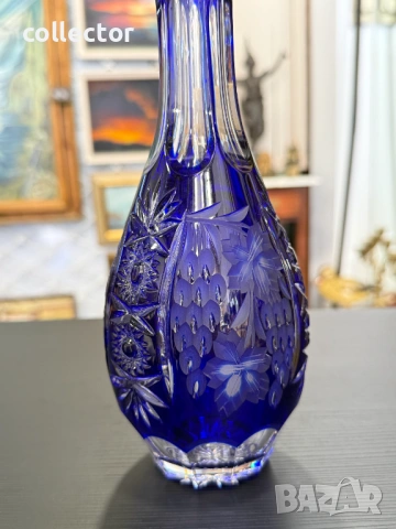 Кристална гарафа от реномираната марка Nachtmann. №7925, снимка 7 - Антикварни и старинни предмети - 53731823