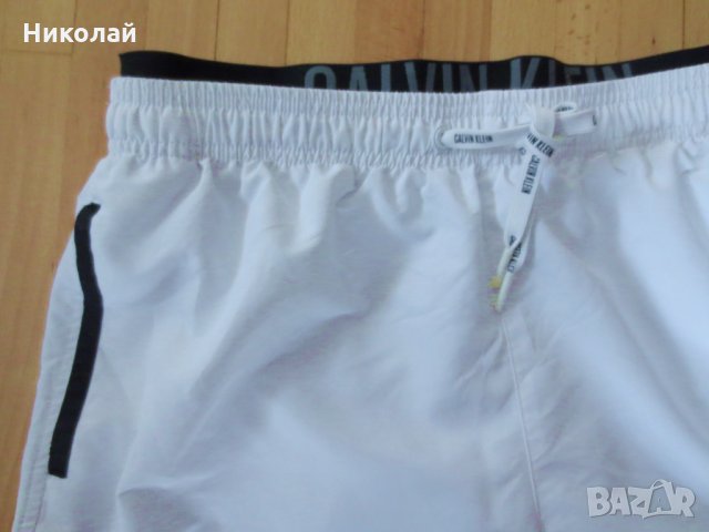 Calvin Klein ID Intense Power Double Waistband Swim Shorts, снимка 6 - Бански - 33994369