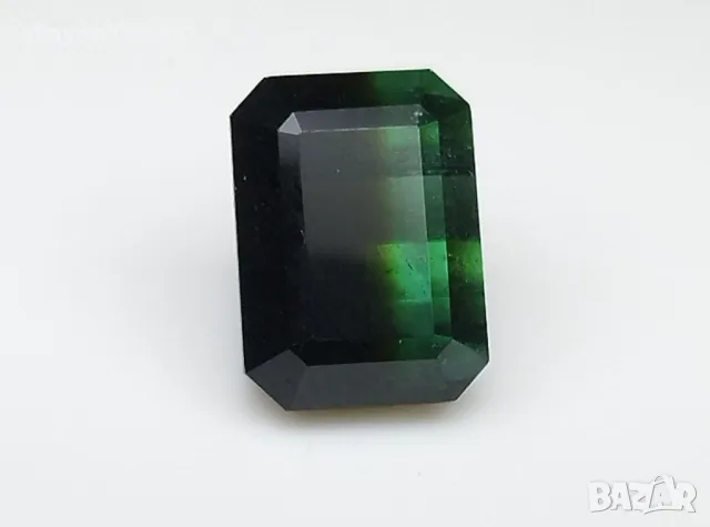 Рядък двуцветен турмалин 4.90кт! Нов!, снимка 5 - Пръстени - 46779904