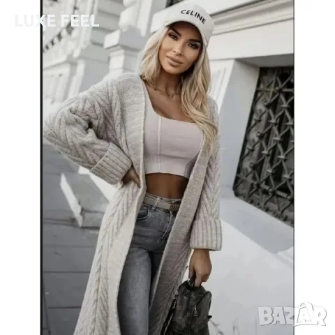 ⚜️Дамска Дълга Жилетка , снимка 4 - Жилетки - 56064814
