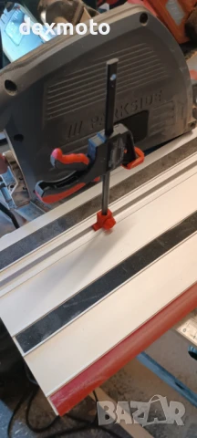 Аксесоари за потопяем циркуляр Parkside – капачка и 4 държача за релса, снимка 6 - Други инструменти - 50794943