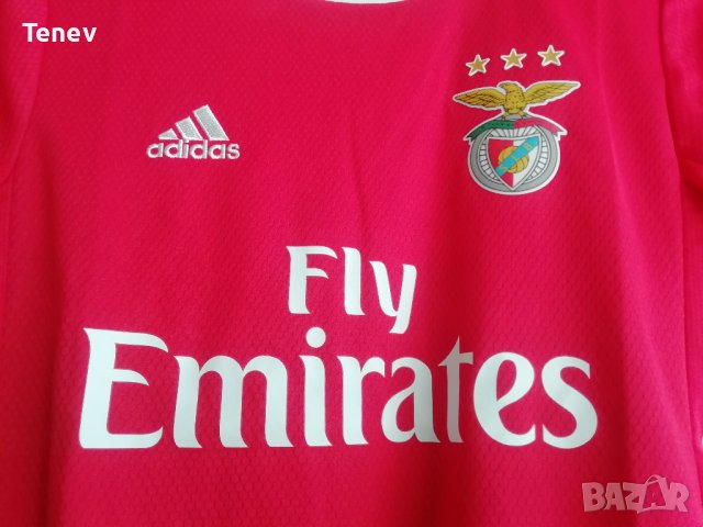 Benfica Adidas оригинална нова детска тениска фланелка Бенфика 9-10 - 140 cm, снимка 3 - Детски тениски и потници - 41968316