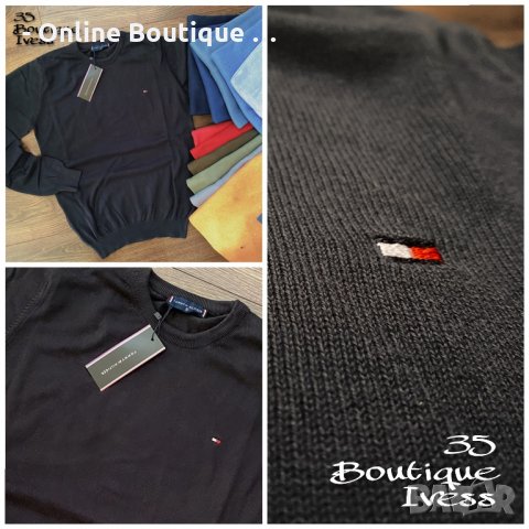 Tommy мъжки пуловер 11 цвята , снимка 3 - Пуловери - 34768297