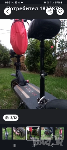 Електрическа тротинетка  Kugoo g-booster  2×800wat, снимка 9 - Велосипеди - 51491044