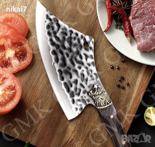 кухненски сатър масивен удобен за месо риба кълцане неръждаема стомана, снимка 4 - Аксесоари за кухня - 42056220