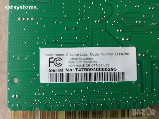 Звукова карта Creative Labs Sound Blaster 128PCI CT4750 4CH PCI, снимка 9 - Други - 38692146