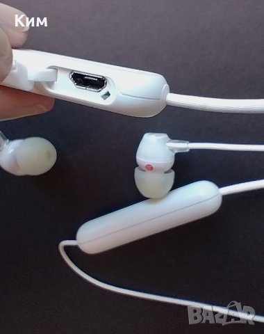 Sony WI C300 bluetooth слушалки бяло , снимка 2 - Bluetooth слушалки - 42182122