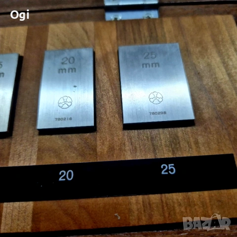 Плоскопаралелни краещни мерки MITUTOYO , снимка 6 - Шублери - 53330737