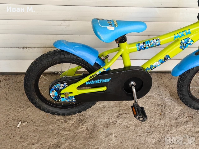 Детски алуминиев велосипед 14 цола Genesis , снимка 4 - Велосипеди - 53873864