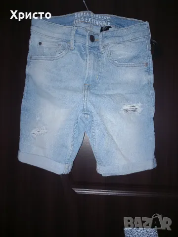 Детски къси дънкиH&M,размер 134см, снимка 2 - Детски къси панталони - 49942460