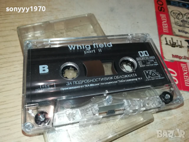 WHIG FIELD-ORIGINAL TAPE 3007251616, снимка 3 - Аудио касети - 51193523