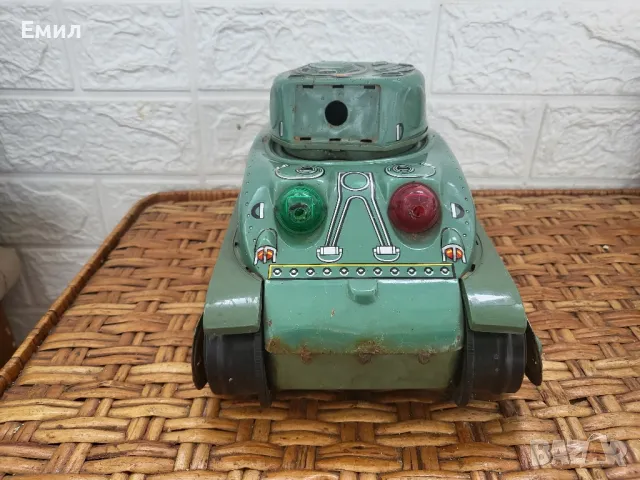 Колекционерска тенекиена играчка танк TOIYO JAPAN, снимка 2 - Колекции - 50054214