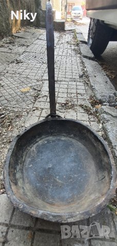 Бакърен тиган 24х7, снимка 2 - Декорация за дома - 41738021