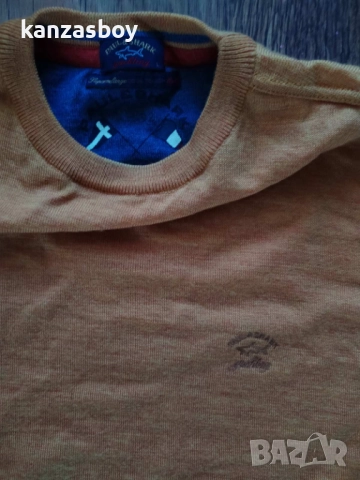 paul and shark supermelange cool touch - страхотен мъжки пуловер Л КАТО НОВ, снимка 2 - Пуловери - 52818580