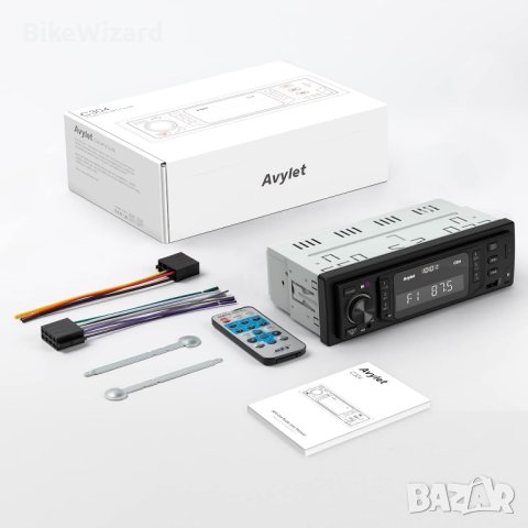  Avylet C304 RDS FM AM радио за кола с Bluetooth 2 USB AUX-IN SD НОВО