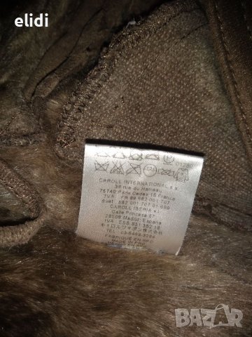 Дамски кожух от велур ном.38, снимка 4 - Палта, манта - 39501454