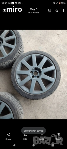 Зимни гуми с джанти за  Audi 235 40 18, снимка 4 - Гуми и джанти - 51554435