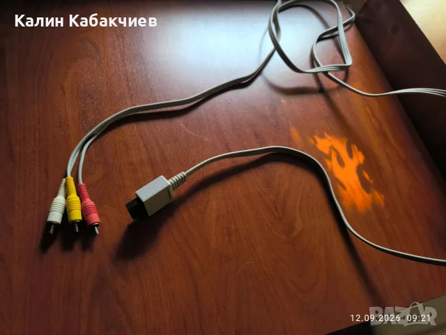 Nintendo Wii композитен аудио видео кабел